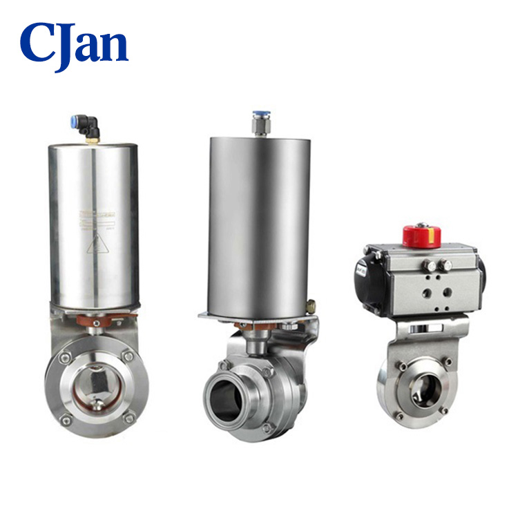 Stainless Steel Pneumatic Butterfly Valve
