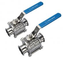 Ssanitaryitary Stainless Steel 3PC Manual Ball Valve